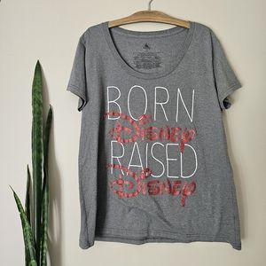 DISNEY | Grey & Red Born Disney Tee Shirt